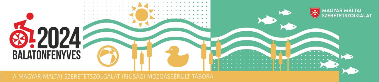 Máltai Szeretetszolgálat Ifjúsági Mozgássérült Tábor 2024
